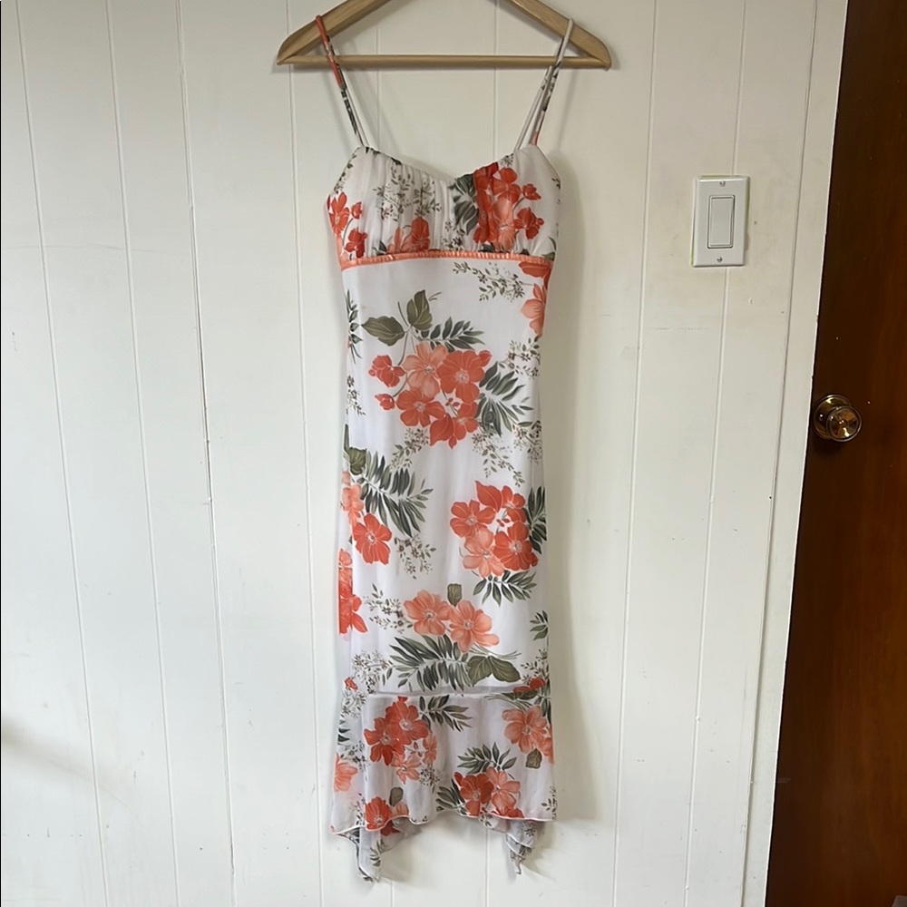 Floral Spaghetti Strap Dress